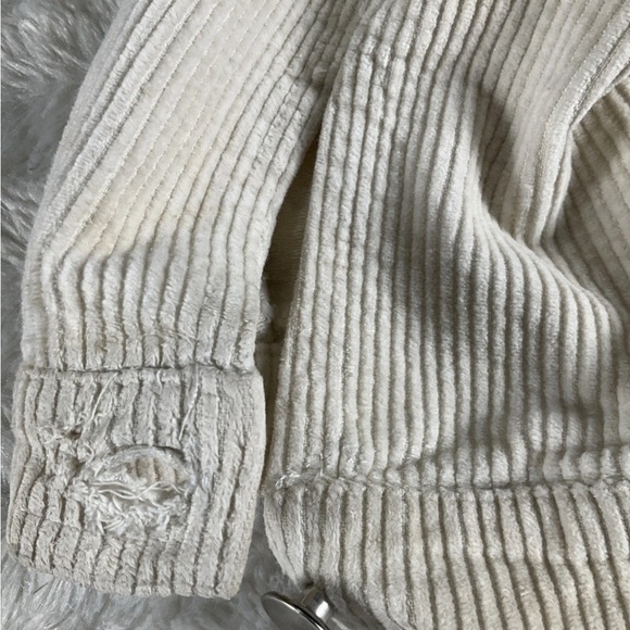 POL  Women's Size Small  Corduroy Jacket Button Front Frayed Cut Hem - Picture 11 of 11